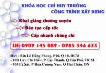 Khóa học nghiệp vụ Chỉ huy trưởng công trình nghiệp vụ chỉ huy trưởng