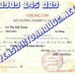 chứng chỉ nghiệp vụ sư phạm giảng viên