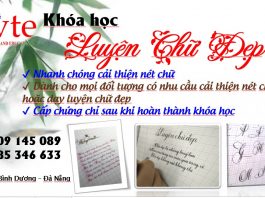 khóa học luyện chữ đẹp