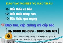 Khóa học Nghiệp vụ Đấu thầu nghiệp vụ đấu thầu