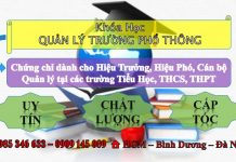 Khóa học Quản lý Trường Phổ thông khoc hoc quan ly pho thong