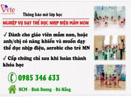 nghiệp vụ dạy thể dục nhịp điệu mầm non