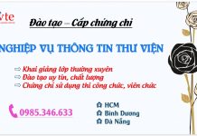 Khóa học Nghiệp vụ Thông tin thư viện nghiep vu thong tin thu vien