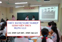 Bồi dưỡng chức danh nghề nghiệp giáo viên THCS hạng 1,2,3