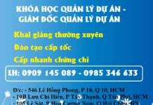 Khóa học Quản lý dự án – Giám đốc Quản lý dự án quản lý dự án