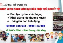 Nghiệp vụ sư phạm giáo dục hòa nhập trẻ khuyết tật chung chi giao duc hoa nhạp