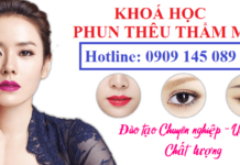 Khóa học phun thêu thẩm mỹ chuyên nghiệp