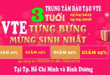 Giảm ngay 25% HP nhân dịp sinh nhật công ty
