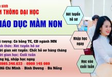 Tuyển sinh liên thông ĐH Sư phạm Mầm non