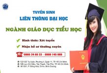 Tuyển sinh Liên thông ĐH Sư phạm Tiểu học