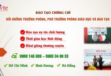 Khóa học Bồi dưỡng Trưởng phòng, Phó phòng GĐ và ĐT