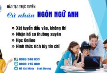 Tuyển sinh Liên thông và VB2 Đại học ngành Ngôn Ngữ Anh